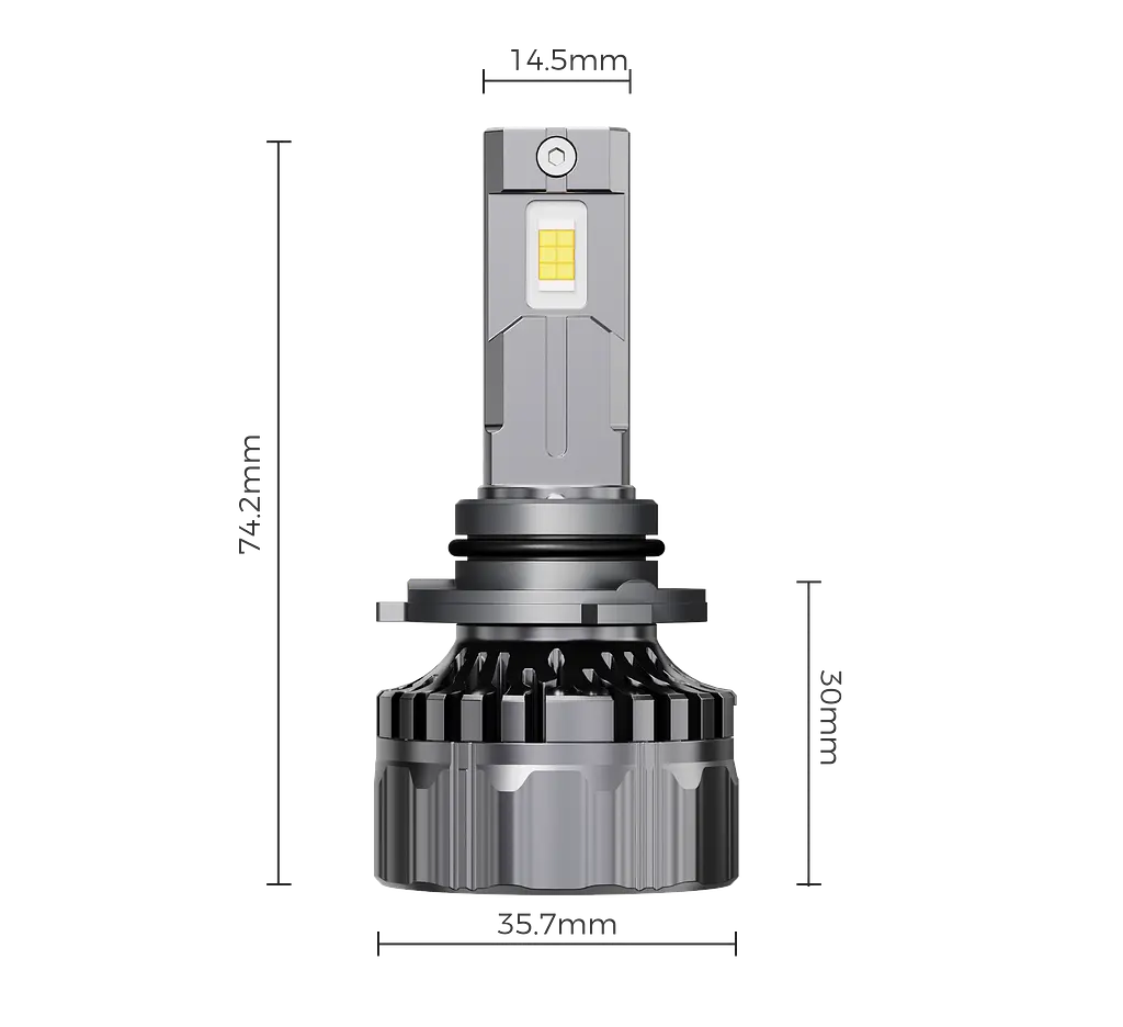 Комплект світлодіодних ламп Infolight M1 9006 55W - фото 3