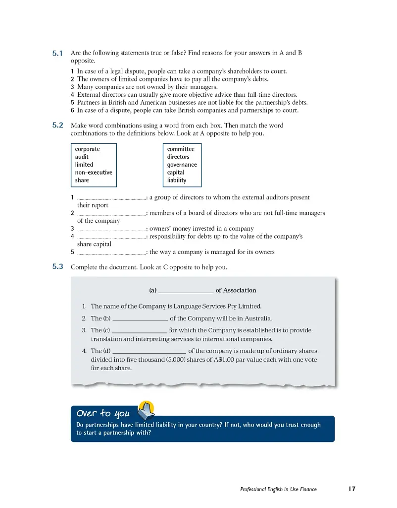 Professional English in Use Finance - фото 11