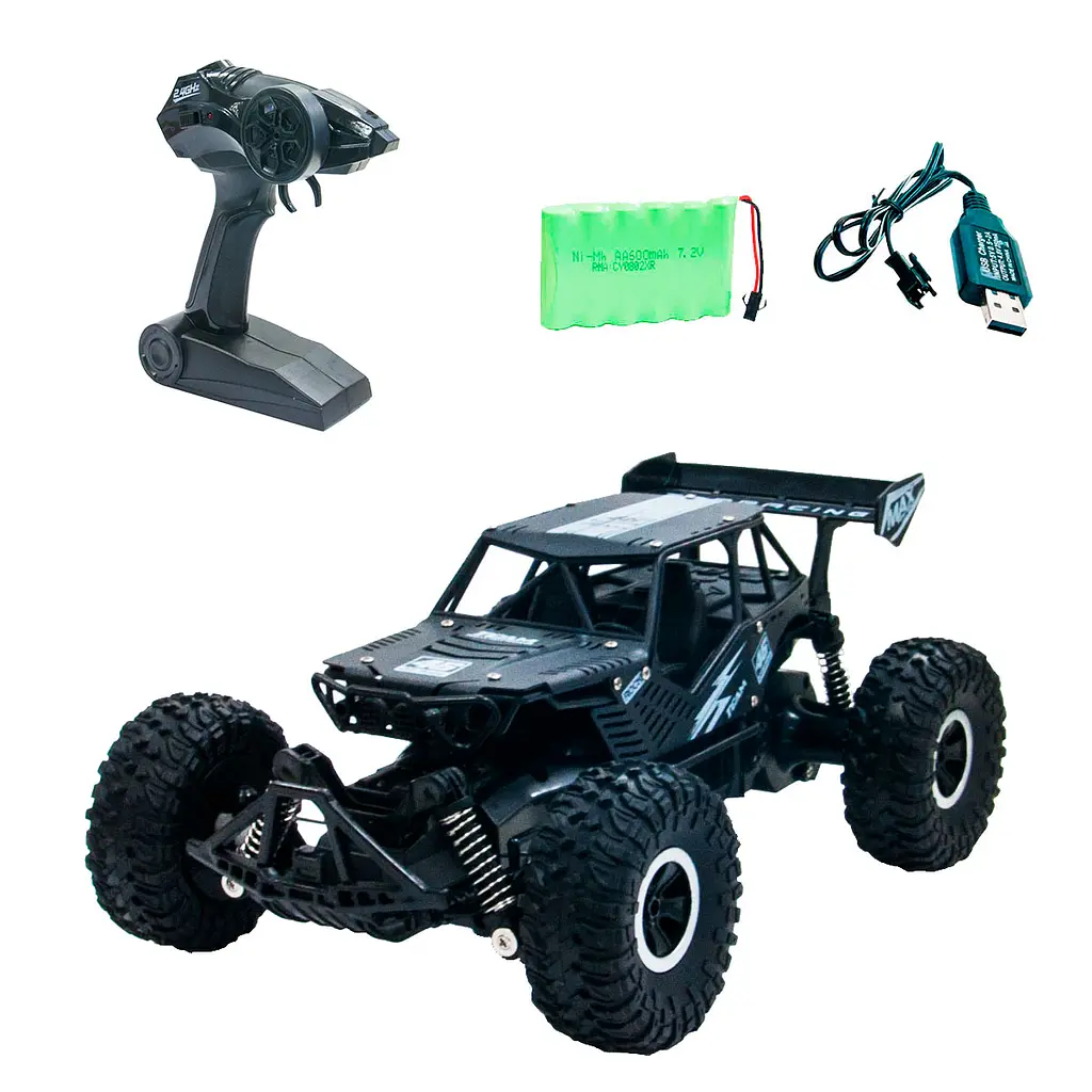 Автомобіль на радіокеруванні Sulong Toys Off-Road Crawler Speed king 1:14 чорний металік (SL-153RHMBl) - фото 6
