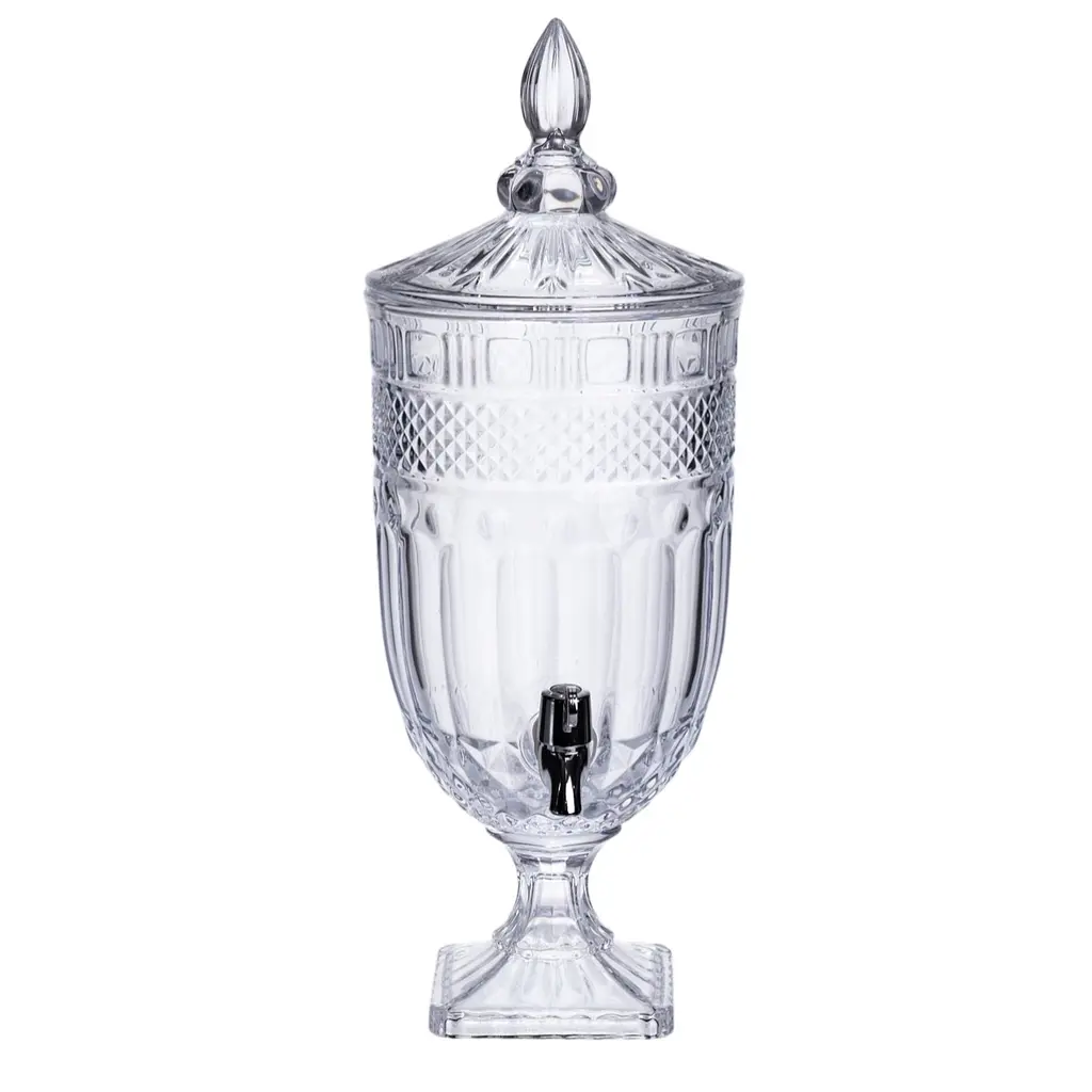 Лимонадниця Topaz Crystal 5л із краном HP-19-294 глек диспенсер для напоїв прозорий Yiwu HP-19-294 - фото 2