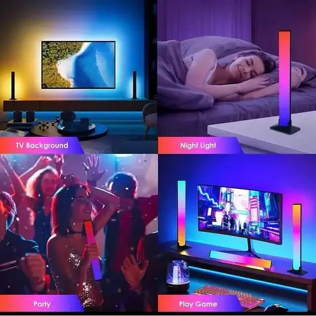 Лампа настільна світлодіодна з RGB підсвічуванням, ефектом неона для геймерів з USB-живленням - фото 9