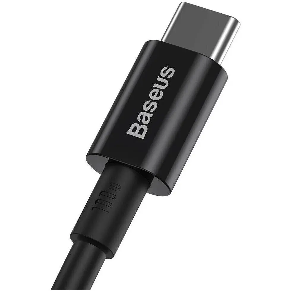 Кабель Baseus Superior Series Fast Charging USB-C to USB-C 100W 1m Black (CATYS-B01) [77818] - фото 3