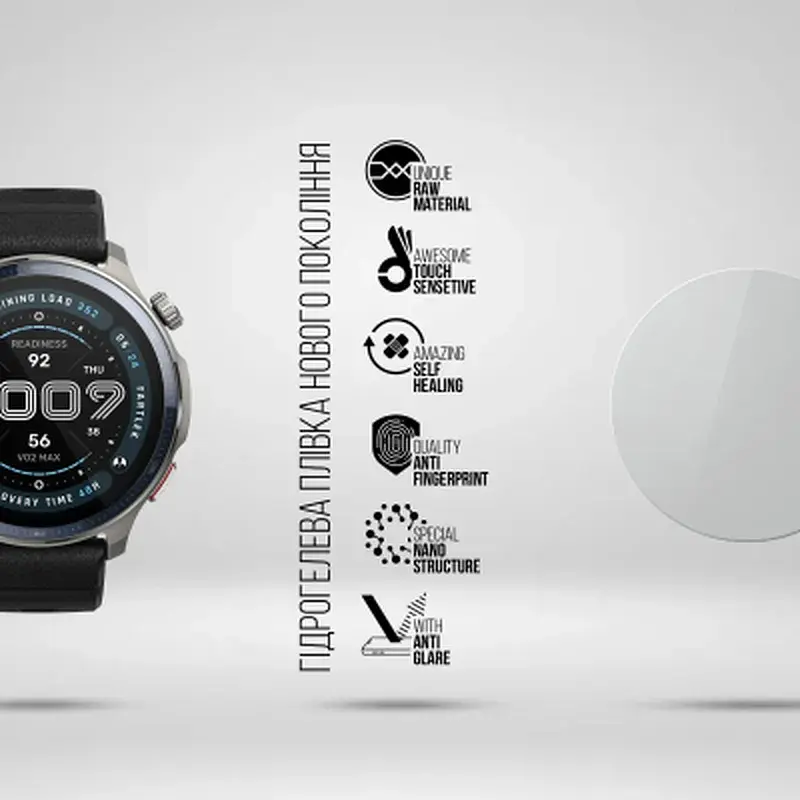 Плівка захисна Armorstandart Matte hydrogel Amazfit Balance 2 6 pcs (ARM91950) - фото 2