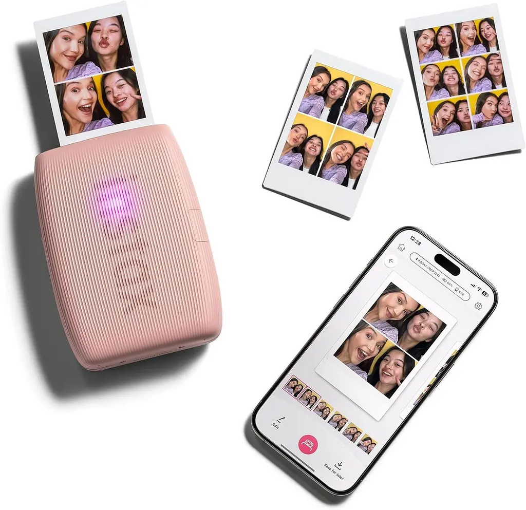 Подарунковий набір фотопринтер Fujifilm Instax Mini Link 3, Фотопапір 20шт, Чохол, Фотоальбом на 108 фото Рожевий - фото 9