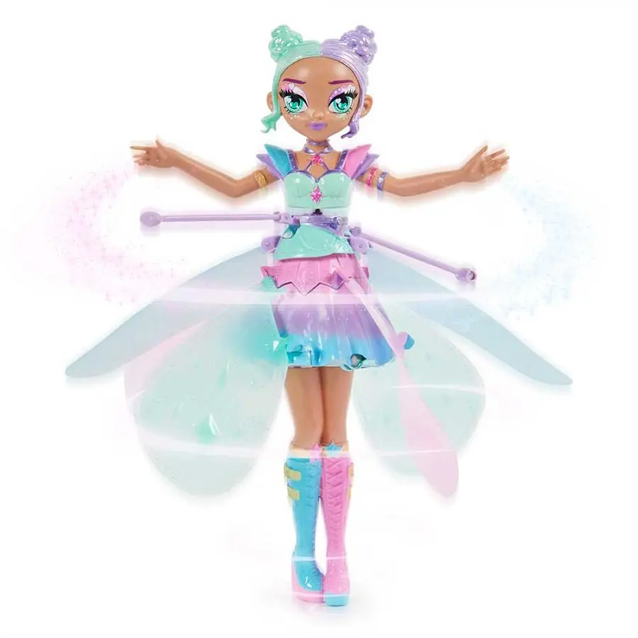 Літаюча фея Hatchimals Flying Pixie Kawaii Pastel Піксі блакитно-рожева (SM19184/8157) - фото 6