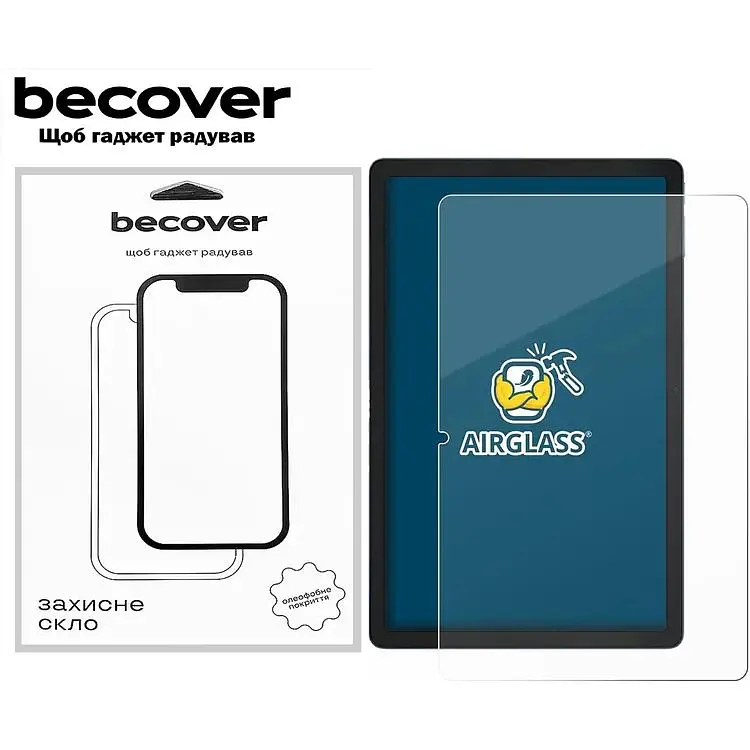 Захисне скло BeCover для Oscal Pad 16 10.5" (711061) - фото 2