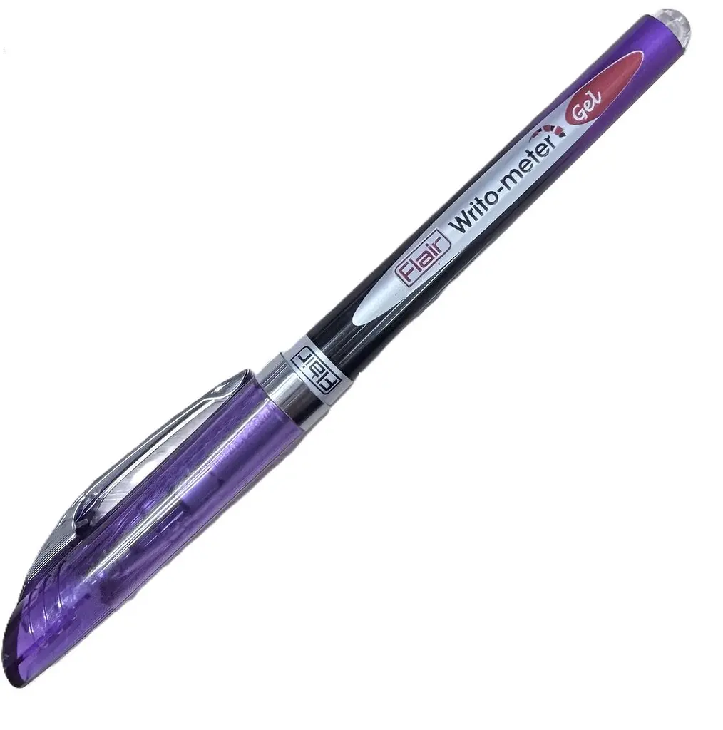 Ручка гелева Flair Writometer gel 0,5мм чорна (12) (144) (1152) 747A=825 - фото 2