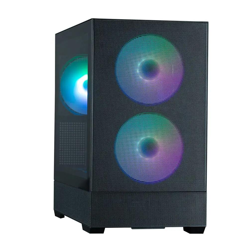 Zalman Корпус P30 AIR без БП, 1xUSB3.0, 1xUSBType-C, 3x140мм ARGB, VGA 392мм, LCS ready, TG Side Panel, mATX, чорний - фото 5