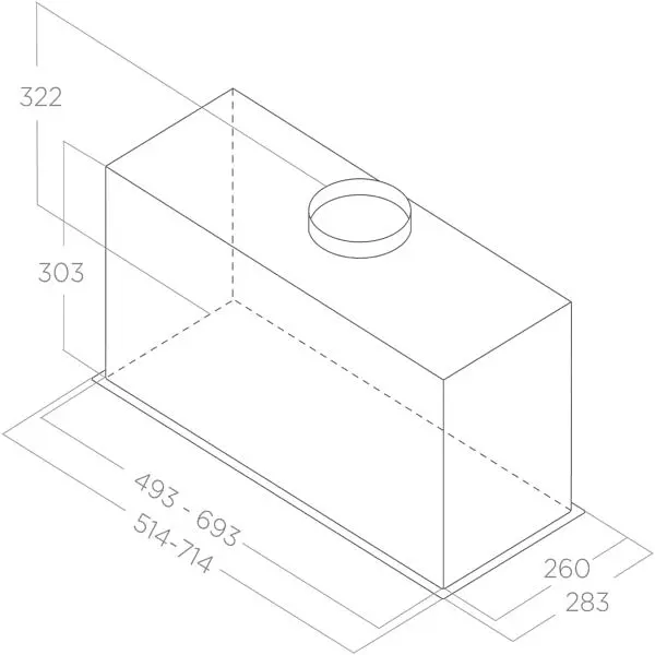Витяжка Elica LANE SENSOR @ BLMAT/A/72 - фото 3