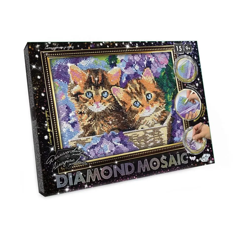 Набір для творчості Danko Toys Diamond Mosaic DM-03-05 Різнокольоровий (VM-127-A-351) - фото 3