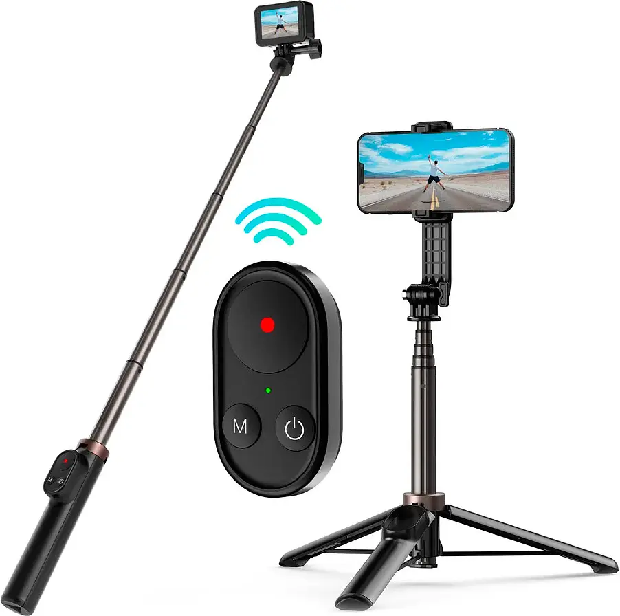 Штатив-монопод Telesin Remote Control Selfie Stick для GoPro 13/12/11/10/9/8/Max [TE-RCSS-001] [91379] - фото 2