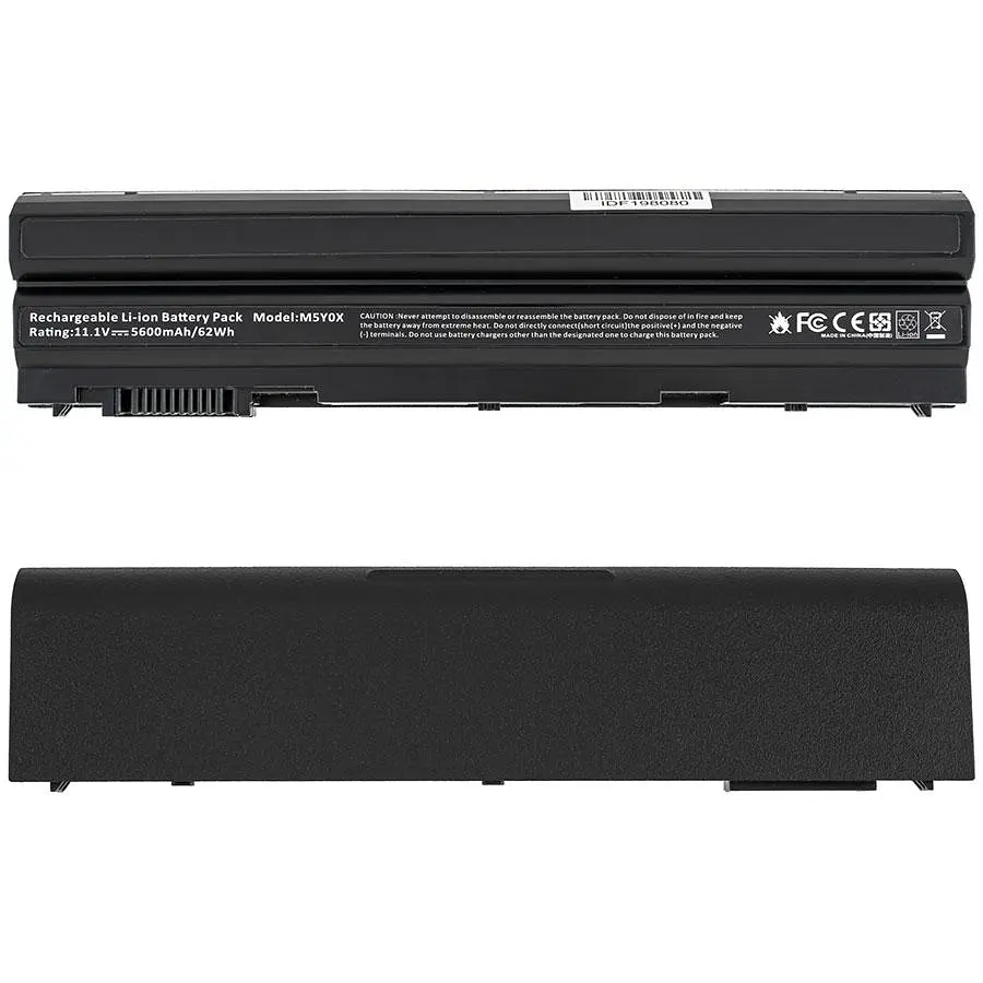 Батарея для ноутбука Dell NHXVW (разьём слева) (Latitude: E5420 E5520 E6420 E6520) 11.1V 5600mAh Чорний (LG/ Samsung/ Sanyo) - фото 2