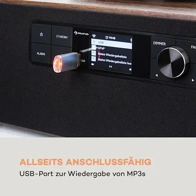 Проигрыватель винила Auna Connect Vinyl Cube (10034557) - фото 8