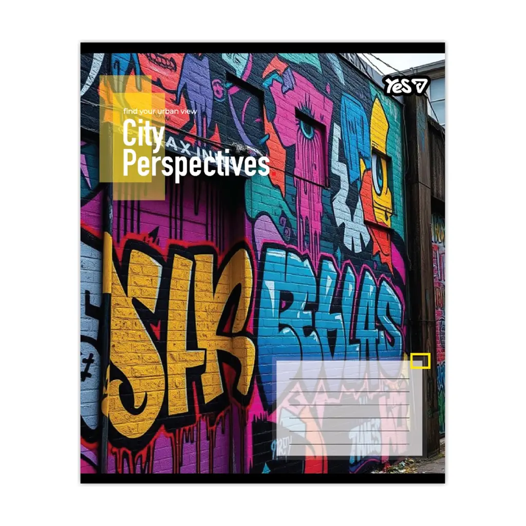 Зошит Yes City perspectives А5 48 аркушів лінія (769078), в асортименті - фото 5