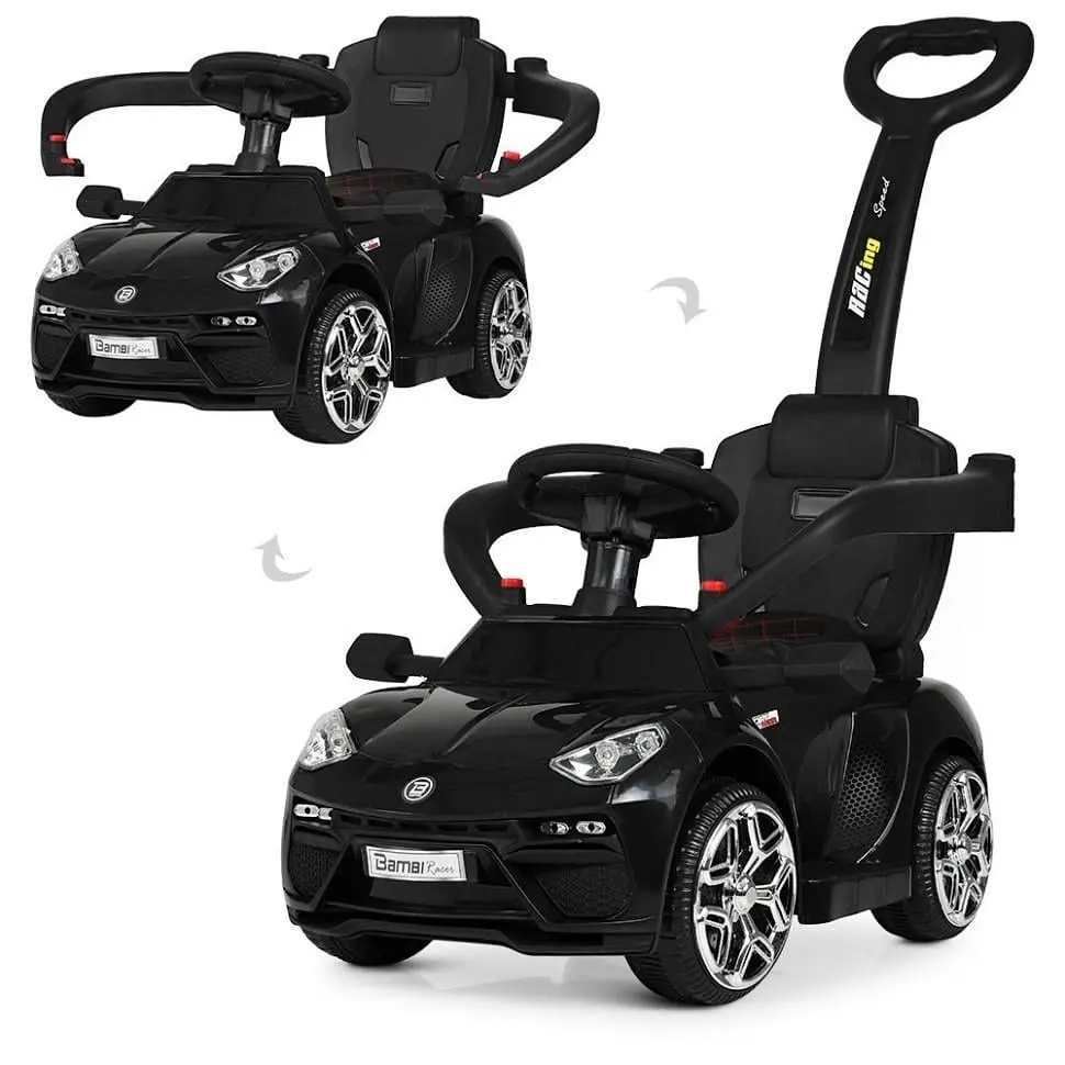 Дитячий електричний автомобіль Bambi Racer 6V одномісний до 25 кг Чорний (DE-169-E-1044) - фото 3