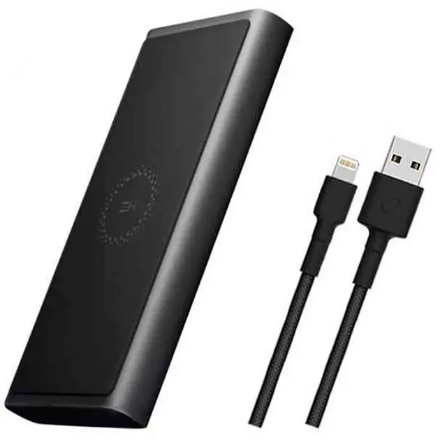 Портативна батарея ZMI Wireless Charging Power Bank 10000 mAh Type-C Black (WPB100) - фото 2
