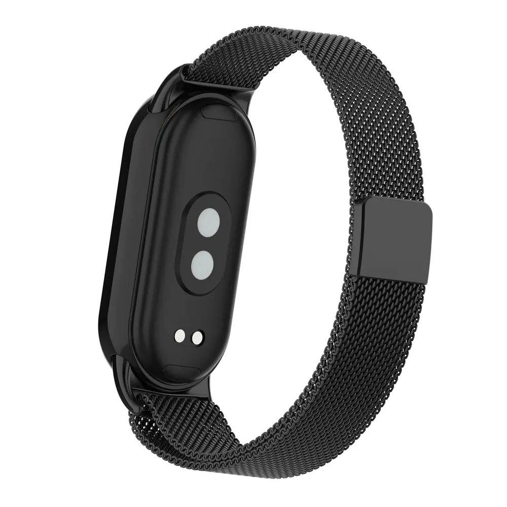 Ремінець ArmorStandart Milanese Magnetic для Xiaomi Smart Band 10/9/8 Black (ARM86890) - фото 2