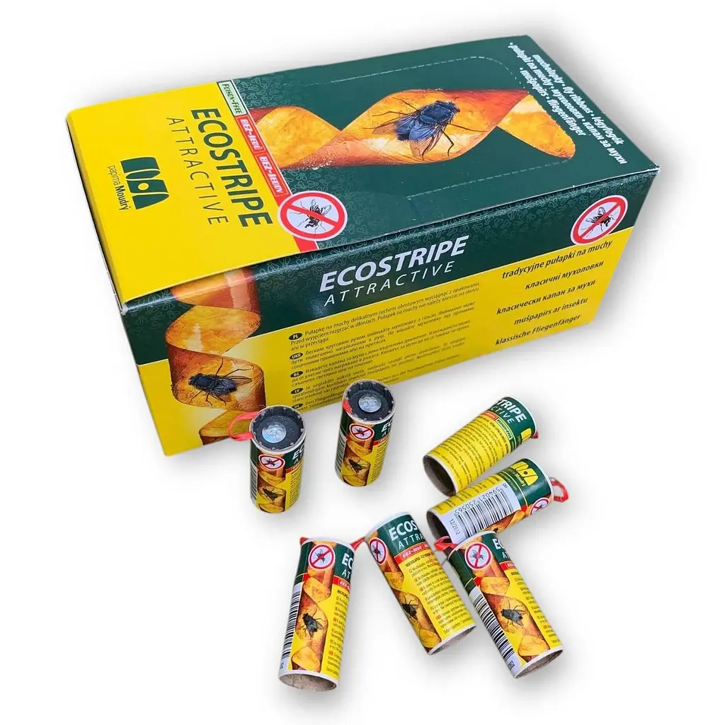 Клейка стрічка від мух Ecostripe Attractive 100 шт. - фото 2