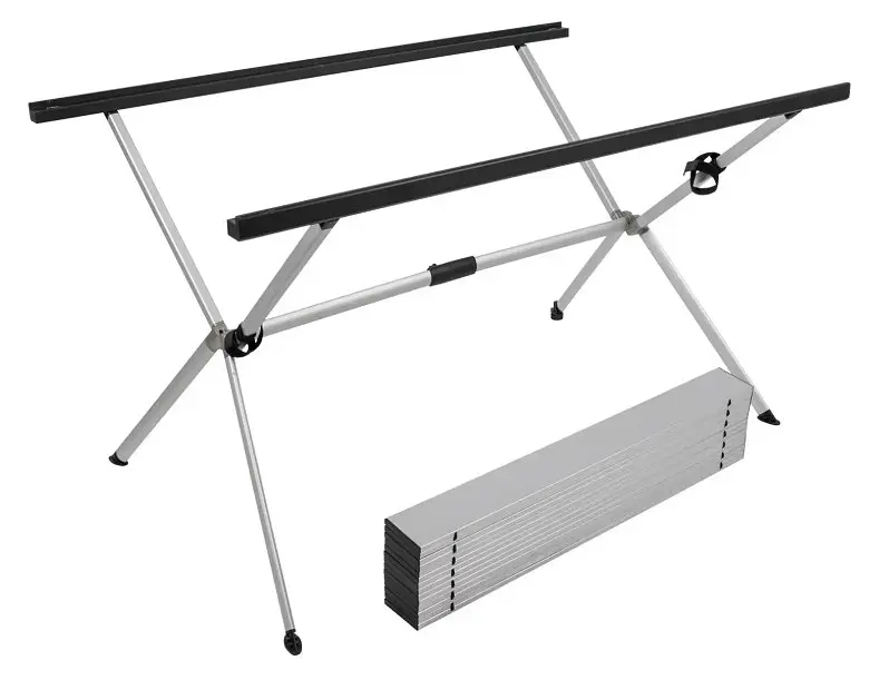 Стол Bo-Camp Lamel 121x80 см Aluminium (1404438) (DAS303287) - фото 6
