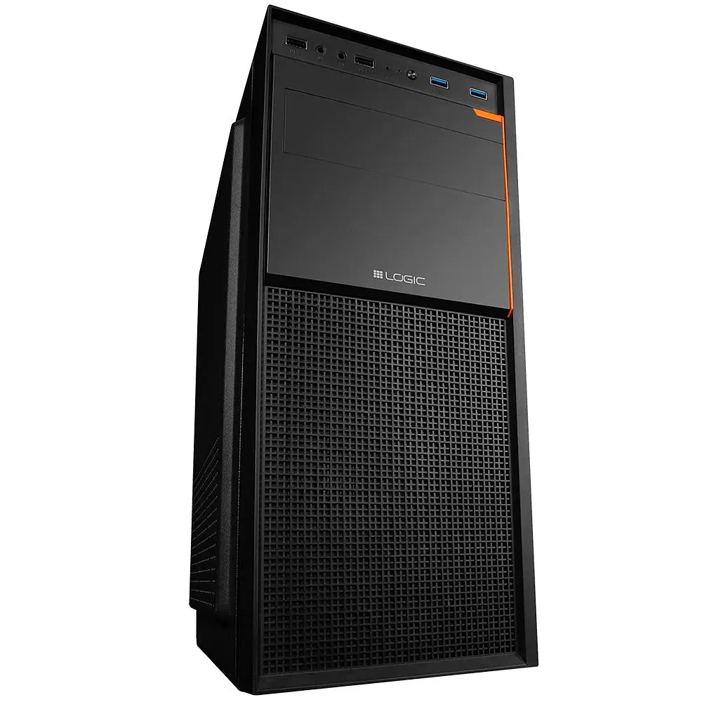 Корпус LogicConcept J23 USB 3.0x2+2.0x2 BLACK без БЖ ATX (AT-J023-10-0000000-0002) - фото 6