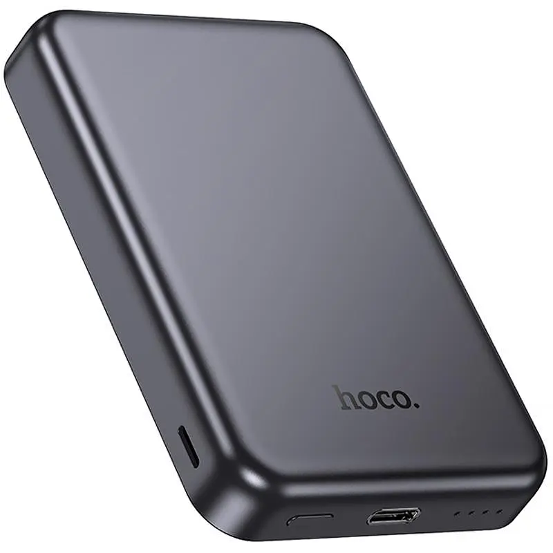 Портативний ЗП Power Bank Hoco J160 Original з БЗП 5000 mAh Metal gray - фото 5