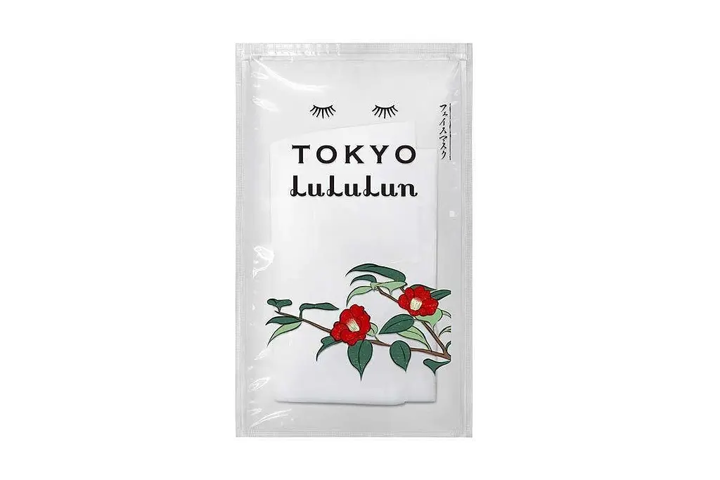 LULULUN Face Mask Tokyo Camellia омолоджуюча маска з олією камелії, 1 шт х 5 уп - фото 2