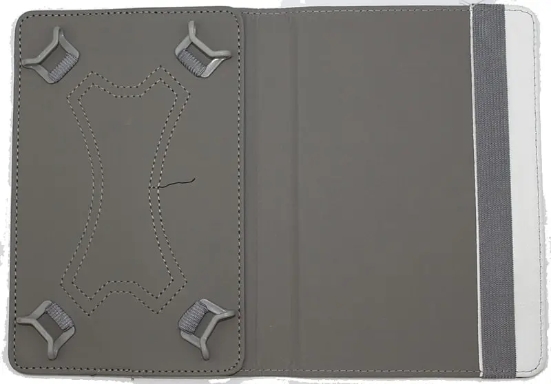 Чехол-книжка TOTO Tablet Cover Stripes Universal 8" Red/Black/White - фото 2