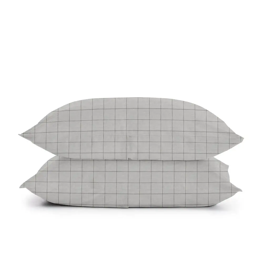 Комплект постільної білизни Cosas Grey geometry CS1 Сімейний сірий (CellAshgrey_Graphite_160x2) - фото 4