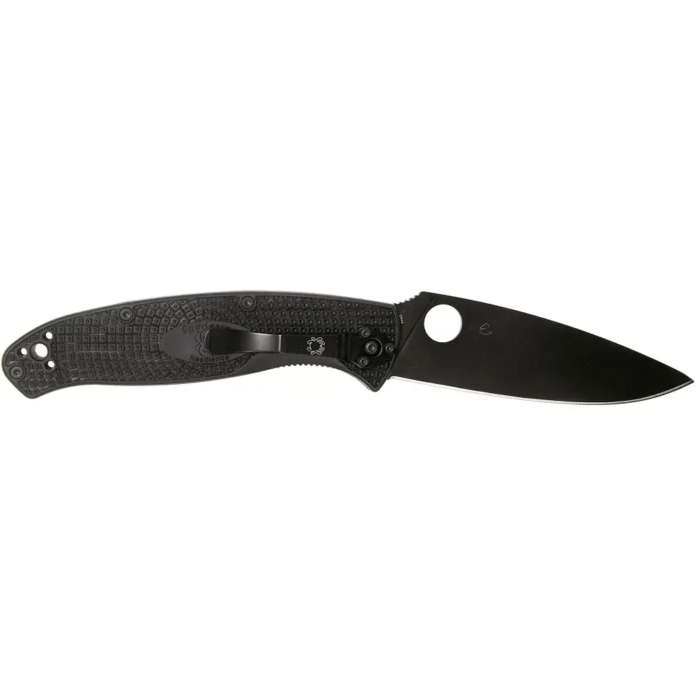 Ніж Spyderco Resilience Black Blade - фото 2