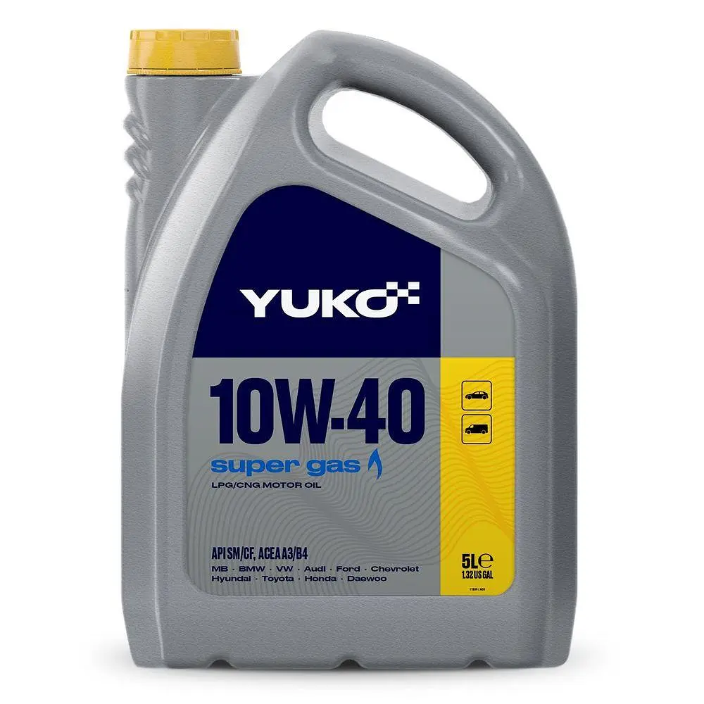 Автомобільна моторна олива YUKO SUPER GAS 10W-40 5л