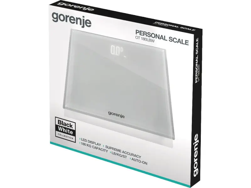 Ваги підлогові електронні Gorenje OT180LBW - фото 2