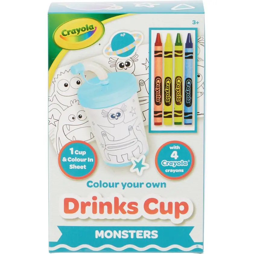 Стаканчик-раскраска Crayola Монстры с карандашами (15765-A) - фото 2
