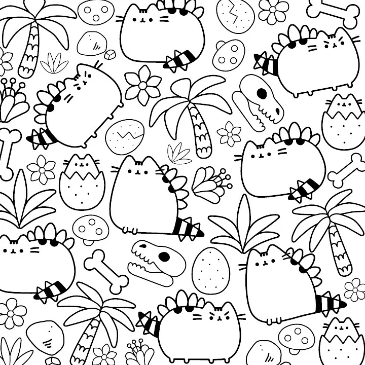 Розмальовка Pusheen - - фото 5