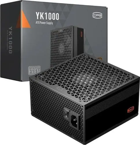 Блок живлення 1000 Вт, PcCooler YK1000, Black, 80+ Bronze, Active PFC, 13.5 см, 2xMolex / 6xSATA / 1x16-pin (450 Вт) / 4x6+2-pin / 2x4+4-pin / 1x20+4-pin, захист OVP/UVP/OCP/SCP/OTP/OPP/SPD, ATX 3.1 - фото 6