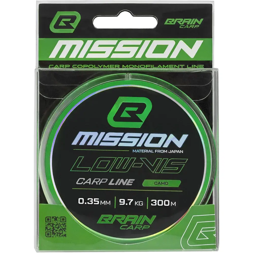 Волосінь Brain Mission Carp Line (Camo) 300m 0.35mm 9.7kg - фото 2