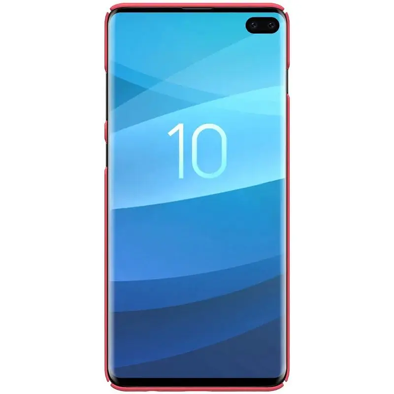 Чехол-накладка Nillkin Super Frosted Shield Samsung Galaxy S10+ G975 Red - фото 3