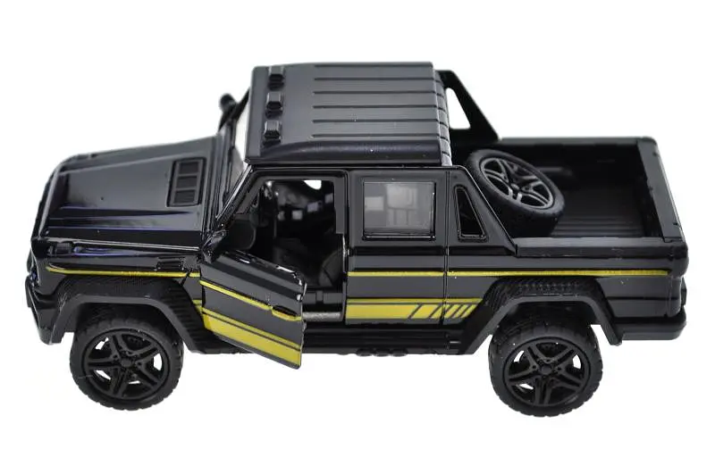 Іграшкова машинка позашляховик Mercedes-Benz G-Class Pickup 1:32 Автопром металева AP74142, 2 кольори, в коробці р.16, 5х7, 5х7, 5см - фото 4