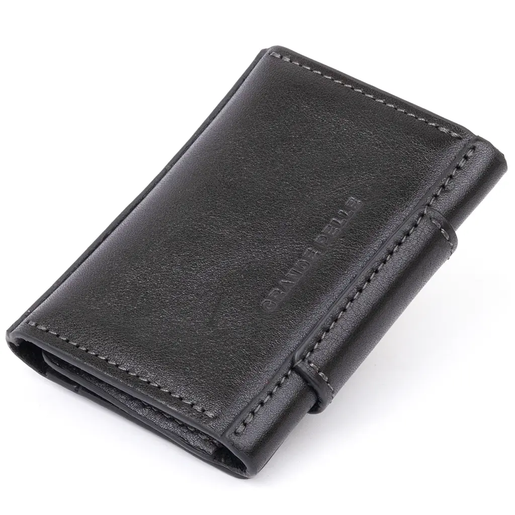 Чоловіча шкіряна візитниця GRANDE PELLE 7.5х10х1 см acs0015973 - фото 2