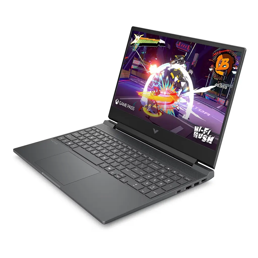 HP Ноутбук HP Victus 15-fb3011ua 15.6" FHD IPS AG, AMD R5-8645HS, 16GB, F512GB, NVD4050-6, DOS, сірий - фото 5