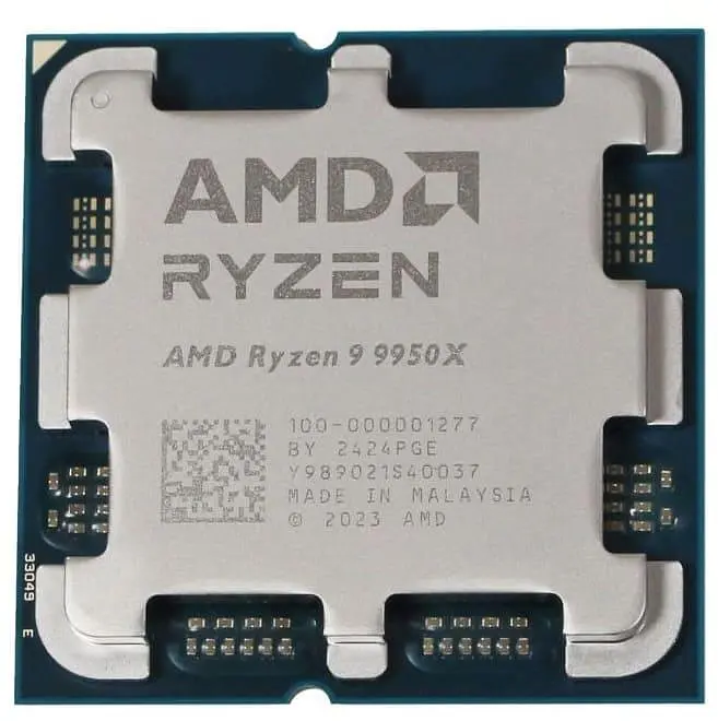 Процесор AMD Ryzen 9 9950X (100-000001277) (Socket AM5, 32T, 5.7 ГГц, Tray) Б/в