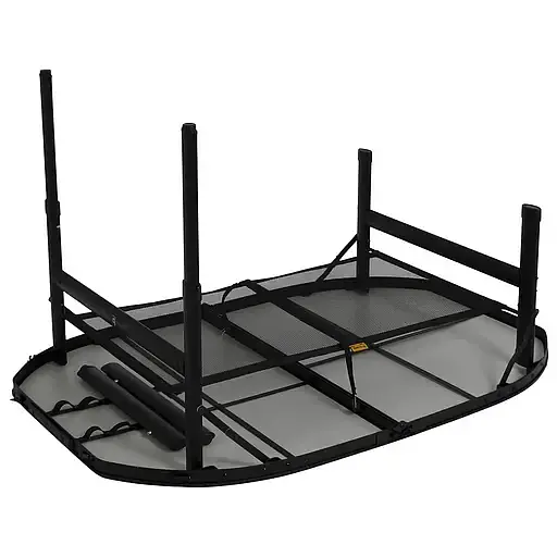 Стол Bo-Camp Northgate Oval Black Grey 120 x 80 см (1404187) - фото 6