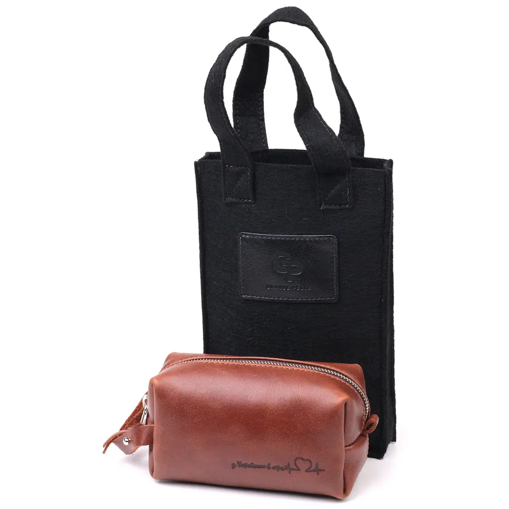 Кожаная косметичка мужская GRANDE PELLE 15х8х7 см sum0020989 - фото 5