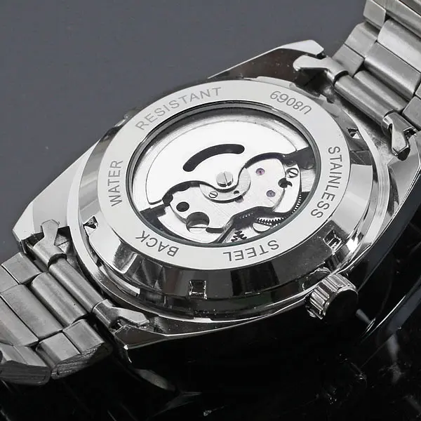 Наручний годинник чоловічий Winner Handsome Сріблястий (100) - фото 10