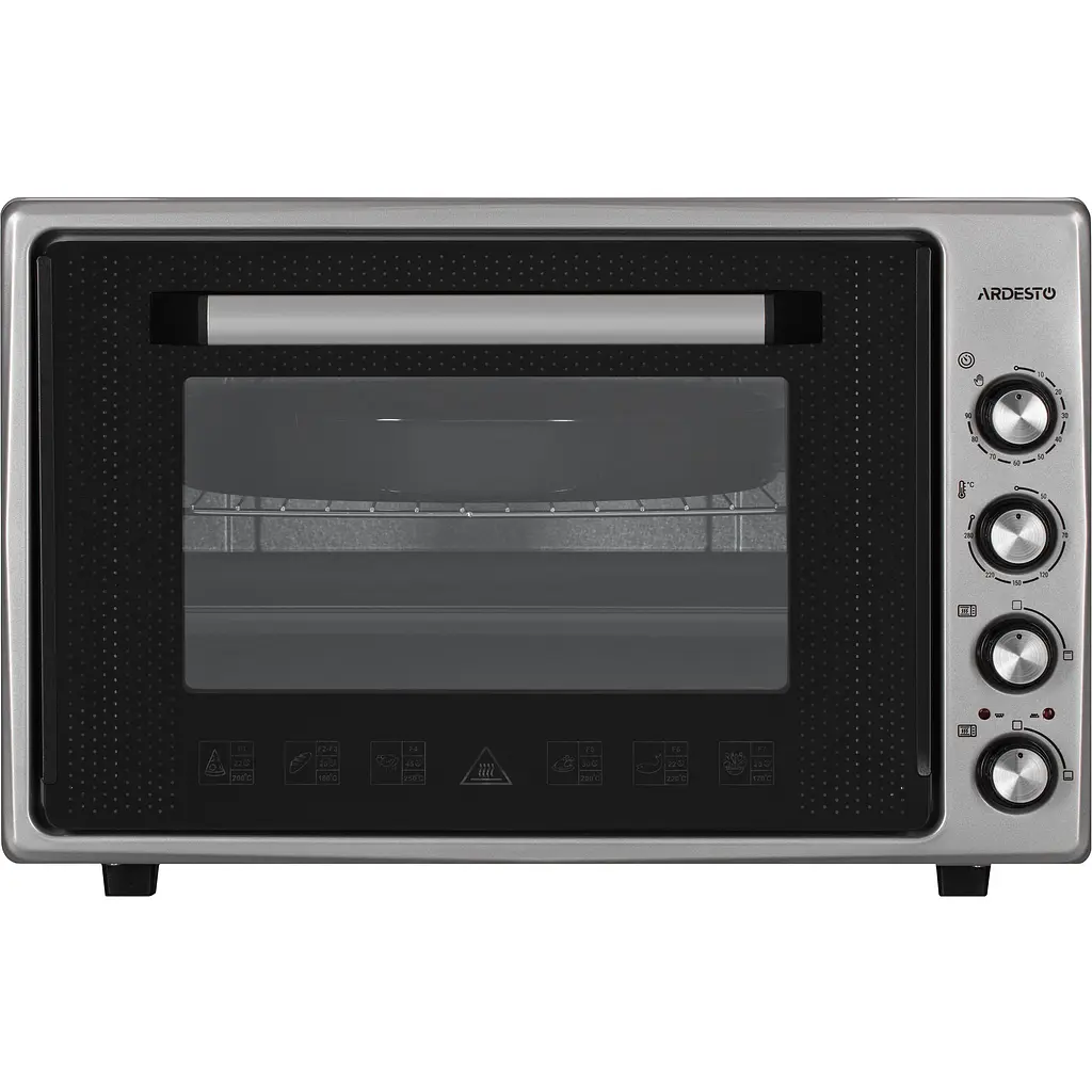 Печь электрическая Ardesto 70 л, 2000 Вт, механич., двойное стекло, серый - фото 3
