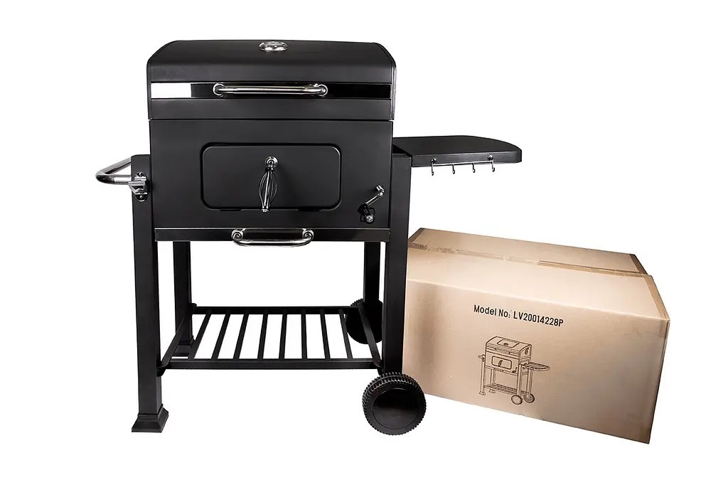 Грилі вугільні барбекю мангал з кришкою BBQ LV20014228P - фото 8