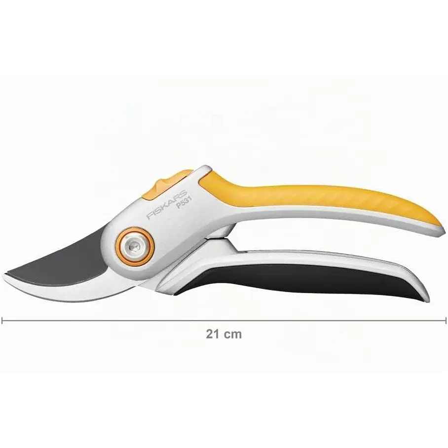 Площинний секатор Fiskars Plus P531 суцільнометалевий (1057168) - фото 2