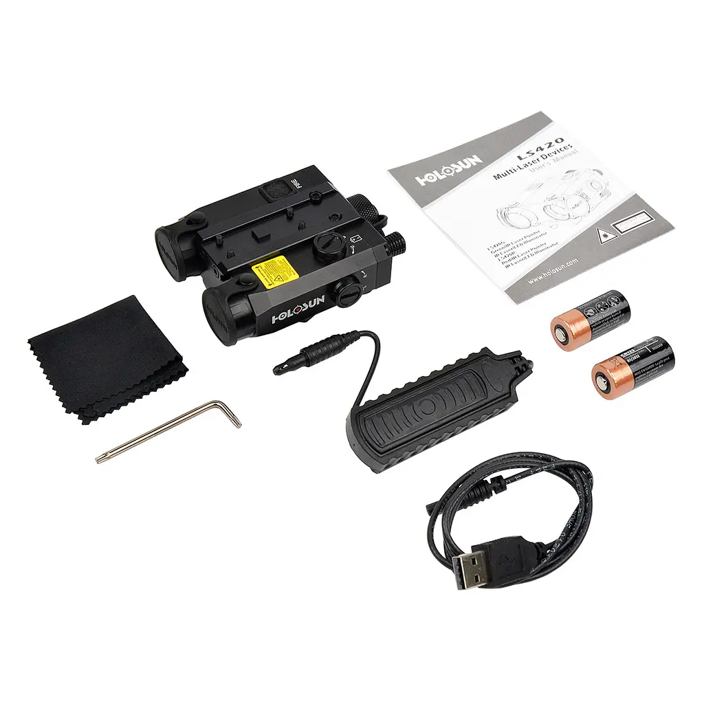Цілевказівник (тактичний блок) Holosun LS420-RD (LS420R) Red & IR/White & IR illuminator - фото 6