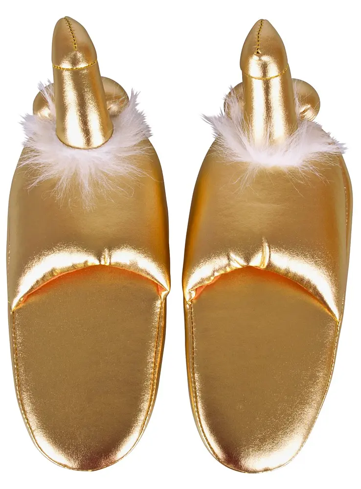 Тапочки - Golden Penis Puschen - фото 3