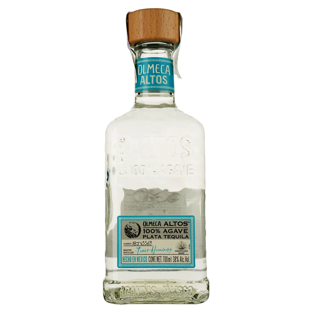 Упаковка текіли Olmeca Altos Plata 100% Agave 38% 4.2 л (0.7 л х 6 шт.) - фото 2