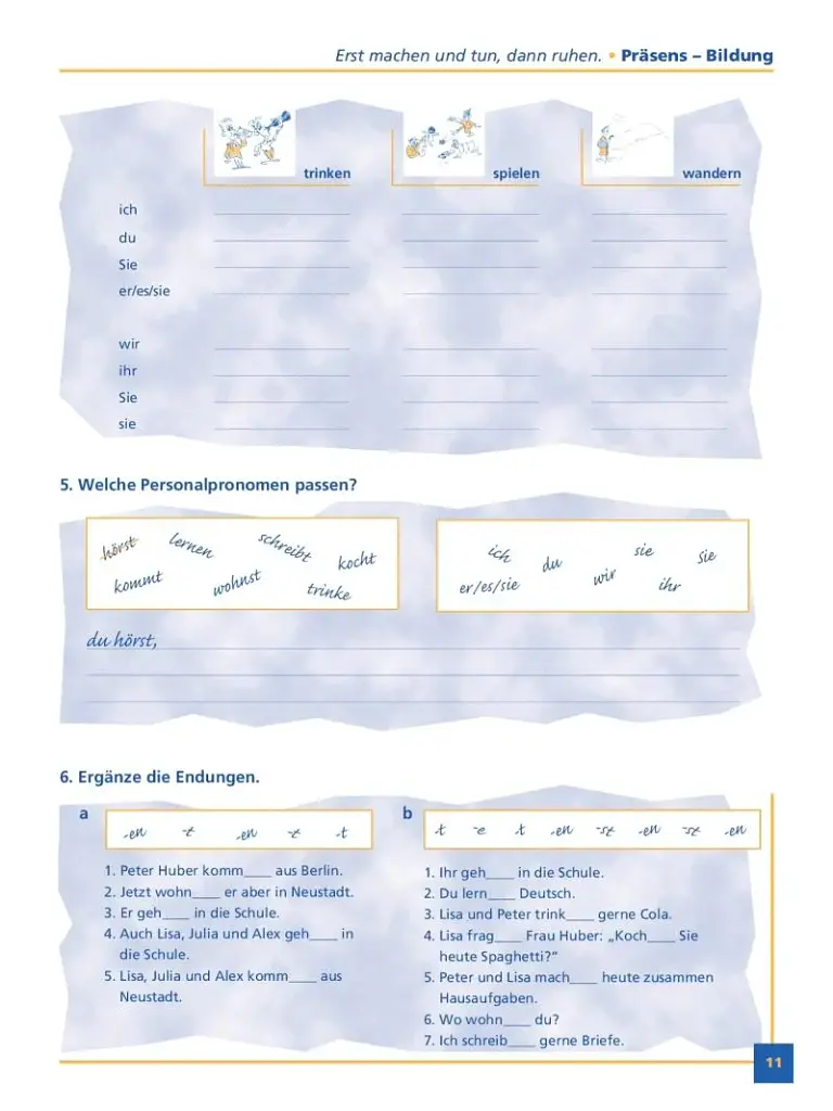 Und jetzt ihr! Lehrbuch Basisgrammatik für Jugendliche - фото 3